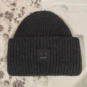 Acne Studios Ribbed Beanie Hat